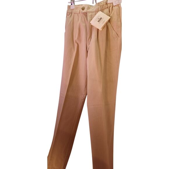 VTG Terramar NWT Women's Tan Corduroy Pants Size 6 Long Straight Leg High Rise - Picture 3 of 7